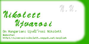 nikolett ujvarosi business card